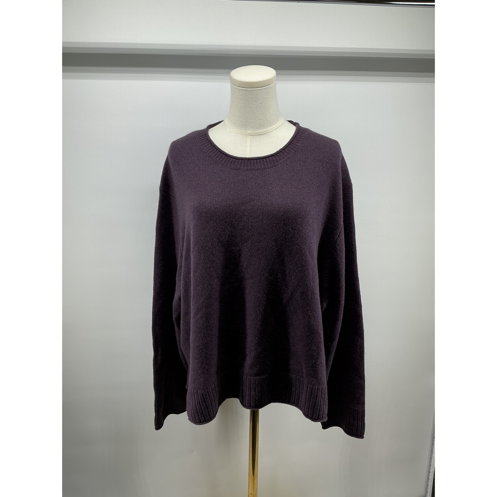 Mongolian Cashmere Boxy Crewneck Sweater